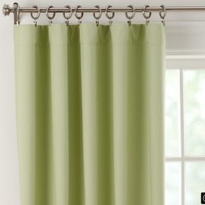 Pottery Barn Kids Light Green Curtains